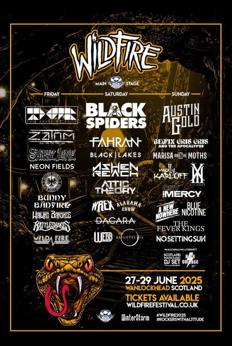 Cry For Mercy (@cryformercy3) on Twitter photo We're really excited to be heading back up to Wanlockhead for the awesome <a href="/WildFireFestUK/">WILDFIRE</a> who's joining us 🤘🤘
Ticket link in comments 🤘 We're really excited to be heading back up to Wanlockhead for the awesome <a href="/WildFireFestUK/">WILDFIRE</a> who's joining us 🤘🤘
Ticket link in comments 🤘