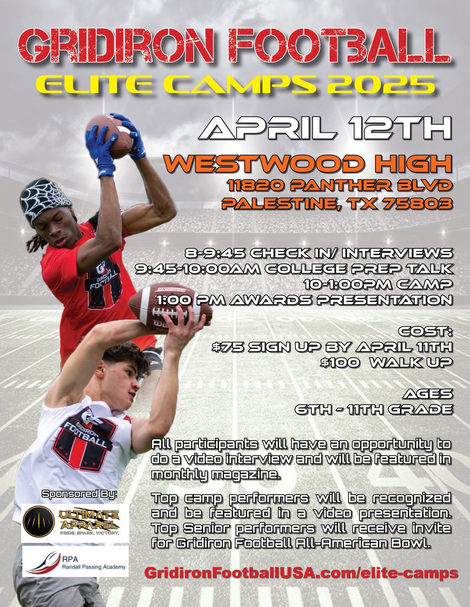 Thank you to <a href="/GridironFootbal/">Gridiron Football®</a> for the invitation.#AGTG <a href="/abseckLPFB/">Carl Abseck</a> <a href="/CoachLambino/">Coach Lamb 🏁</a> <a href="/LufkinRecruit/">Lufkin Recruiting</a> <a href="/Lufkinfootball/">Pack Football News</a> <a href="/TheJeremyWalden/">Jeremy Walden</a>