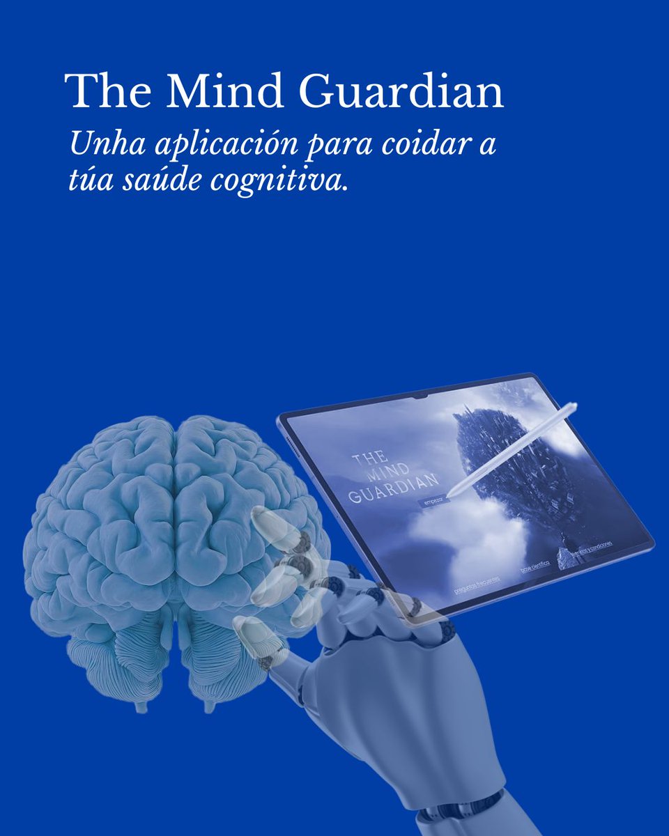 📱✨#TheMindGuardian é unha app creada polos nosos investigadores e docentes da  <a href="/EETelecoVigo/">E.E. Teleco Vigo</a> da <a href="/uvigo/">Universidade de Vigo</a>, Luis Anido Rifón e Manuel José Fernández Iglesias, en colaboración con <a href="/SamsungEspana/">Samsung España</a>,  o <a href="/IISGaliciaSur/">IISGaliciaSur</a>, <a href="/CheilSpain/">Cheil Spain</a> e <a href="/innatial/">Innatial Developers</a>.

#TecnologiaconPropósito #saudecognitiva