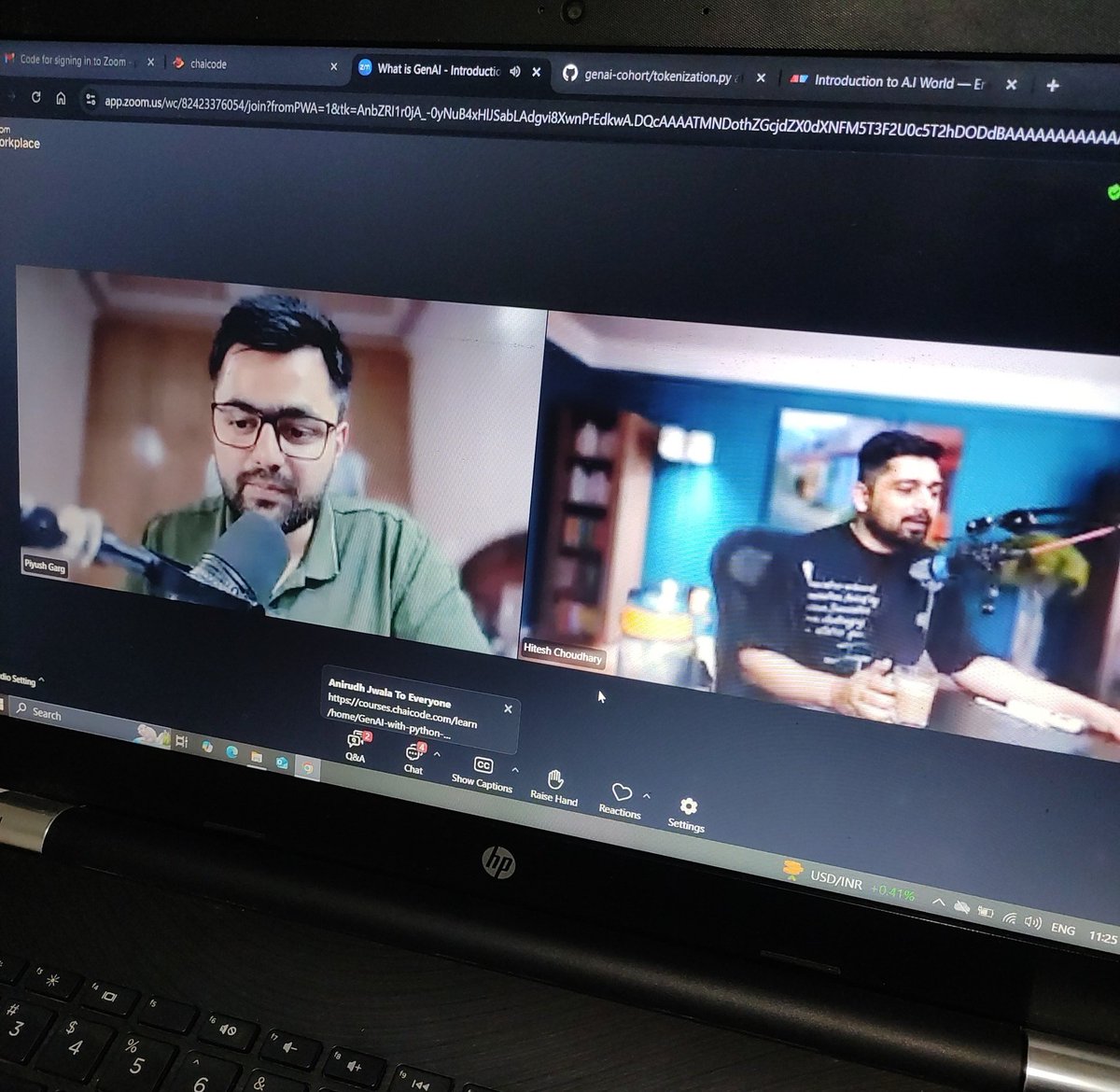 rnk_ptl_'s tweet image. First session of GenAI 🚀✨
#chaicode #GenAI #cohort