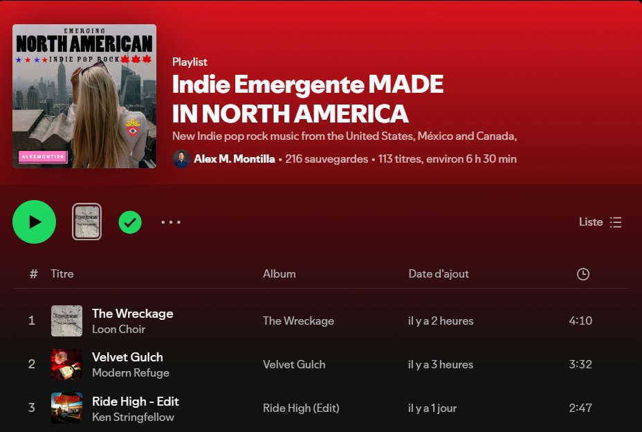 kenosis Music (@kenosis_music) on Twitter photo Thank you <a href="/alexmonti90/">Alex M. Montilla</a> for adding
Ken Stringfellow - Ride High to you cool Indie Emergente playlist!
open.spotify.com/playlist/3evIy… Thank you <a href="/alexmonti90/">Alex M. Montilla</a> for adding
Ken Stringfellow - Ride High to you cool Indie Emergente playlist!
open.spotify.com/playlist/3evIy…