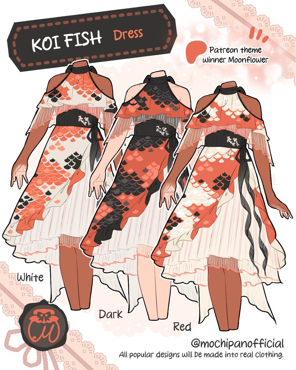 Koi Fish!
Thanks for joining our patreon community design poll ❤️