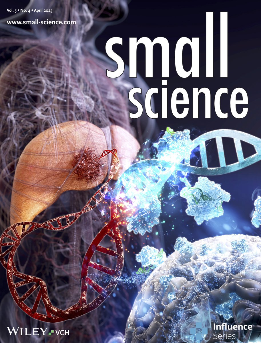 [BIGMed Publications Apr 2025] BIGMed Lab's research is featured on the main cover of the April issue of Small Science. "Therapeutic Glypican‐3 CRISPR Genome‐Editing Using UltraLarge Porous Silica Nano‐Depot for HCC"   Small Science - onlinelibrary.wiley.com/doi/10.1002/sm…