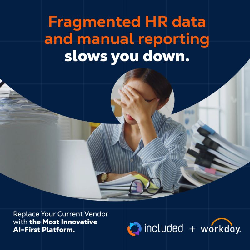 Workday is a powerhouse for HR operations — but when HR leaders need to move fast on people analytics, they turn to Included.
With our AI-native platform, Included customers go from data to decision in days. Try a 30-day free trial — no catch, only results.
