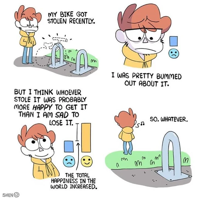 "The greatest happiness of the greatest number," applied.