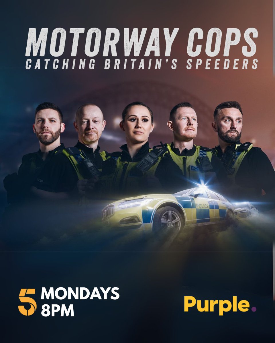ObjectiveMediaGroup (@objectivemediag) on Twitter photo 🚨NEW SERIES ALERT!🚨
TONIGHT on <a href="/channel5_tv/">Channel 5</a>  Motorway Cops: Catching Britain's Speeders returns to Northumbria for a new series🚓!  
Join Northumbria's Roads Policing Unit as they patrol 6000 miles of road across the North East.  #MotorwayCops 🚨NEW SERIES ALERT!🚨
TONIGHT on <a href="/channel5_tv/">Channel 5</a>  Motorway Cops: Catching Britain's Speeders returns to Northumbria for a new series🚓!  
Join Northumbria's Roads Policing Unit as they patrol 6000 miles of road across the North East.  #MotorwayCops
