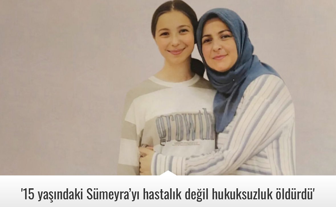 'Sakarya'nın Karasu ilçesinde ailesiyle birlikte bayram ziyareti için Bolu'dan Karasu'ya, anneannesinin yanına gelen 15 yaşındaki Fatma Sümeyra Gelir, geçirdiği epilepsi krizi nedeniyle hayatını kaybetti.'

#KHKZulmüDevamEdiyor