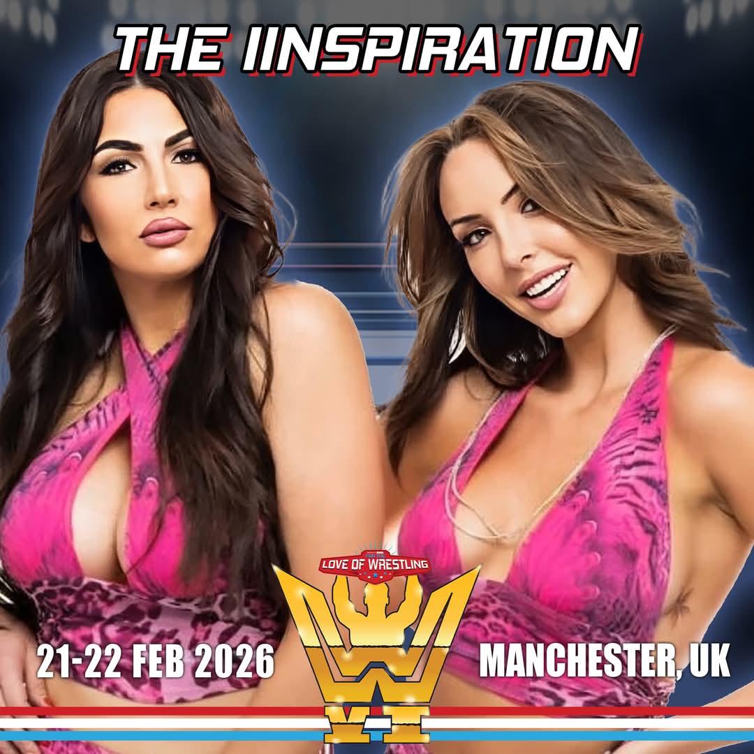 ftlowrestling's tweet image. 🔥GUEST ANNOUNCEMENT - THE IINSPIRATION 🔥

Joining us for FTLOW VI next year is former #WWE and #TNA stars, formally known as The Iconics and now The Inspiration, @JessicaMcKay and @CassieLee 

Tickets - fortheloveofwrestling.co.uk 

Send in merchandise@monopolyevents.co.uk