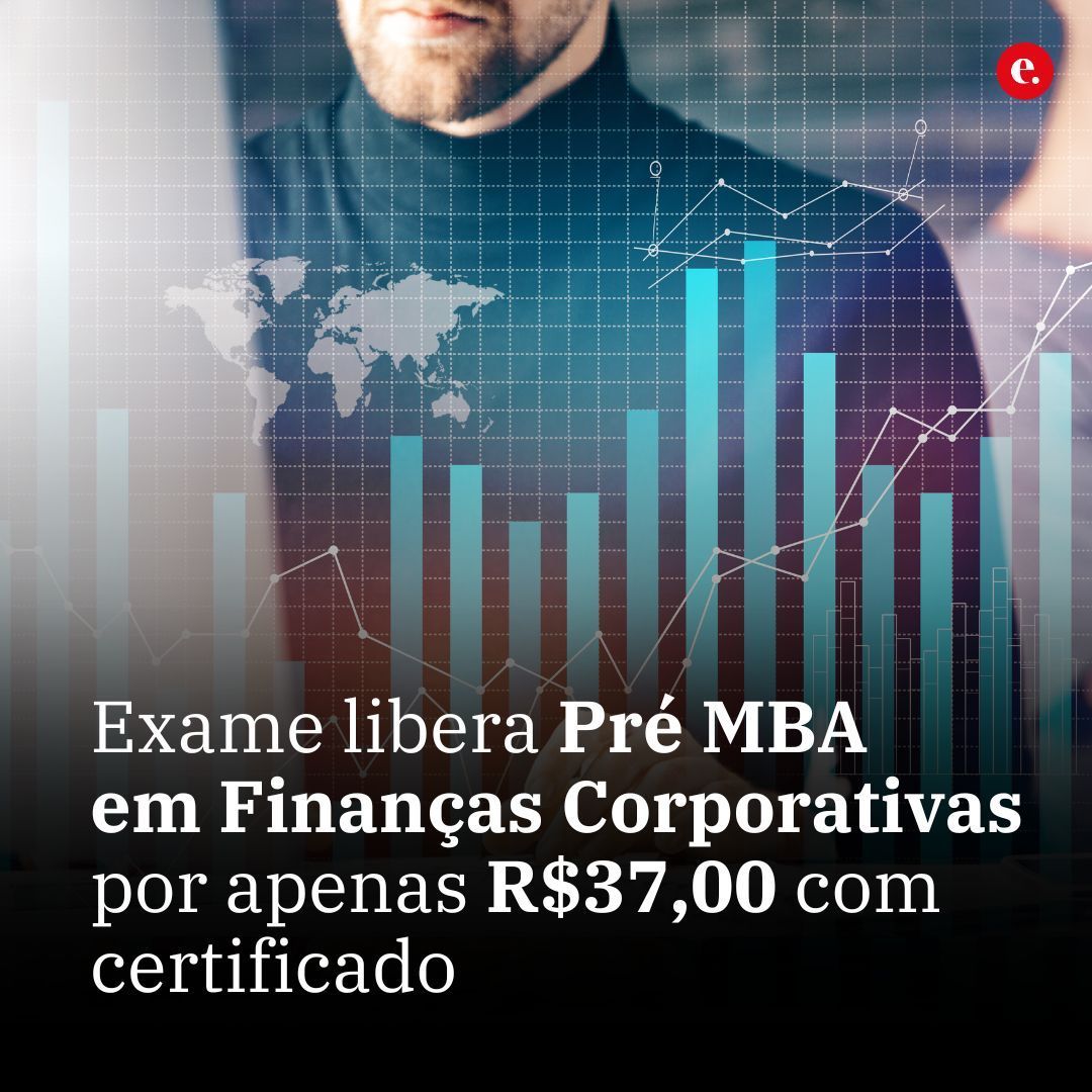 exame's tweet image. 🚨 GARANTA SUA VAGA: bit.ly/4cqW9WD

Aprenda os fundamentos das Finanças Corporativas com a EXAME | Saint Paulo e comece a tomar decisões mais estratégicas no seu negócio.
Conteúdo 100% online por apenas R$ 37. 

#EXAME