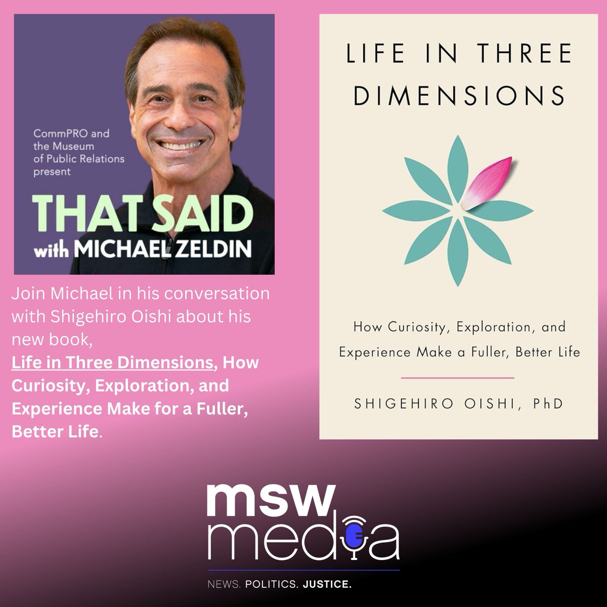 MSW Media (@mswmediapods) on Twitter photo New #ThatSaid podcast with <a href="/MichaelZeldin/">michael zeldin</a>. #MSWMedia
Guest: <a href="/Shige_Oishi/">Shigehiro Oishi</a>
Listen: redcircle.com/shows/9628320e… New #ThatSaid podcast with <a href="/MichaelZeldin/">michael zeldin</a>. #MSWMedia
Guest: <a href="/Shige_Oishi/">Shigehiro Oishi</a>
Listen: redcircle.com/shows/9628320e…