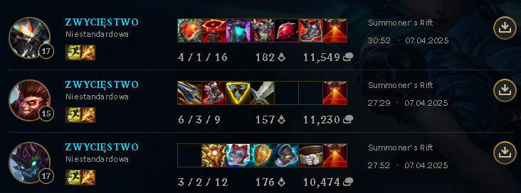 Wygrywamy 3:0 w finale <a href="/AlmostPro_LoL/">ALMOST PRO</a> na <a href="/not_my_bad_team/">Not My Bad</a> 

🦞🐒🌳