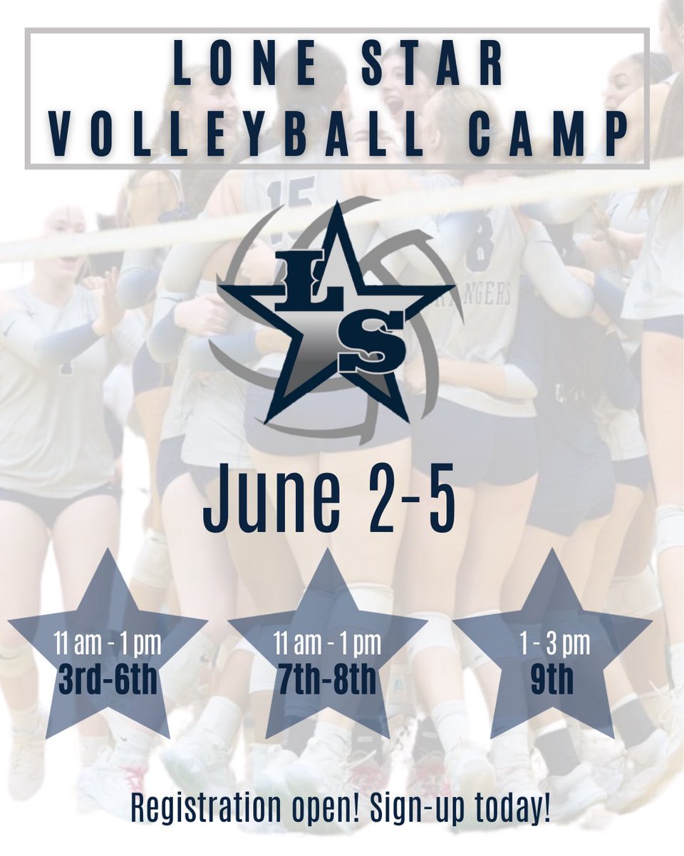 Summer camp registration is now OPEN! Get signed up today via RankOne - link is below! 🏐

friscoisd.store.rankone.com/Camp/List