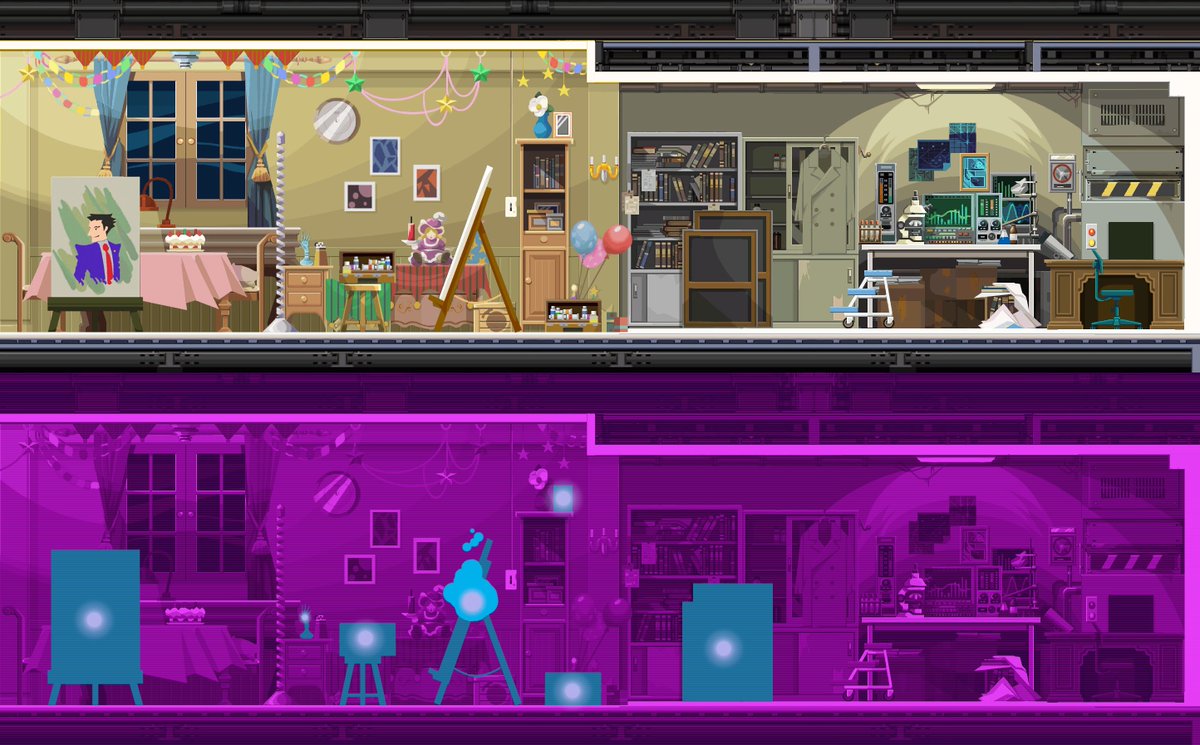 I did a fan exchange on tumblr recently and the prompter asked for a ghost trick au starring vera, so I made a bunch of fake screenshots! here's the sprites, backgrounds, and cover I edited.