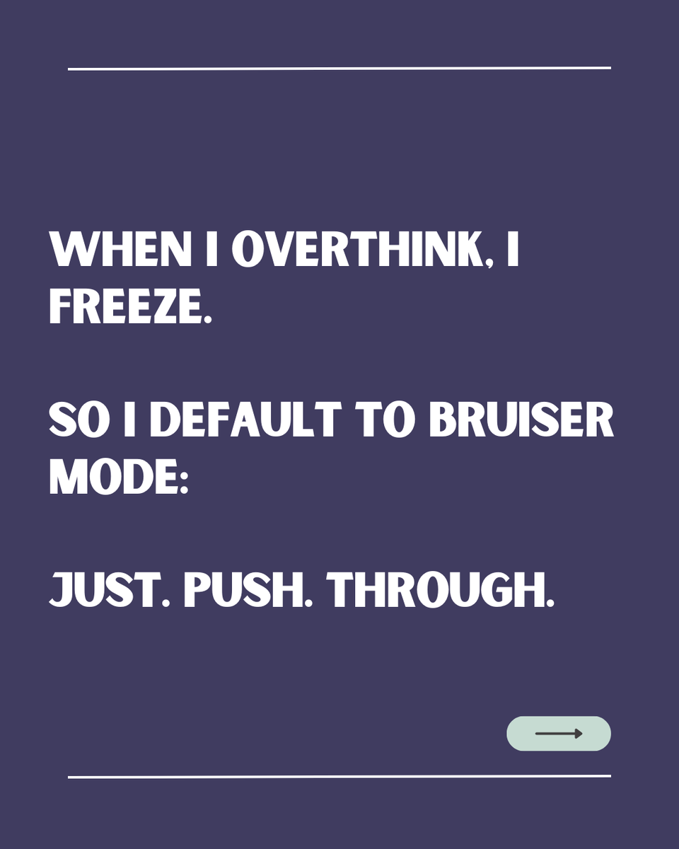 I used to think overthinking was just how I "processed."
Turns out… it was how I stalled.

This week on Gutsy Chick Podcast, I’m talking about how my Brainster traits created chaos—until I learned how to manage both.

#overthinking #overcomingoverwhelm