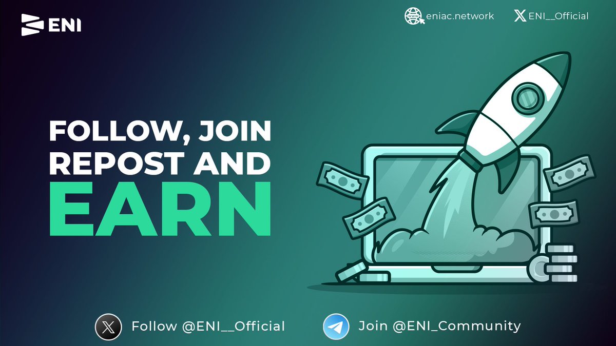 Ready to earn while you engage? 🚀 Follow, Join, and Repost to grab your share of 100 USDT rewards! 💰🔥 Don't miss out-get
involved now! 👇✨

gleam.io/Wnulz/follow-j…

#CryptoRewards #Airdrop #EarnCrypto #Giveaway #CryptoCommunity #JoinNow
#Web3