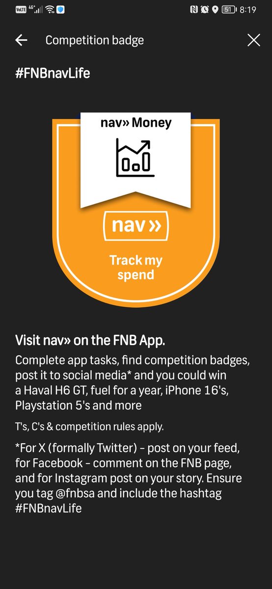 NaidooMr's tweet photo. #FNBnavLife https://t.co/TDgHvk22PR