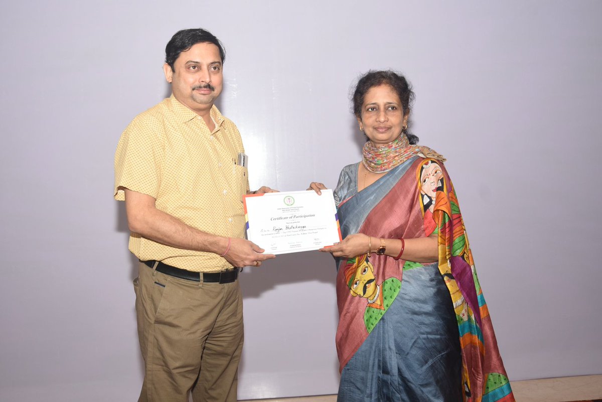 Being felicitated as Chairperson.
<a href="/iapp/">iapp</a> EZ scientific program.