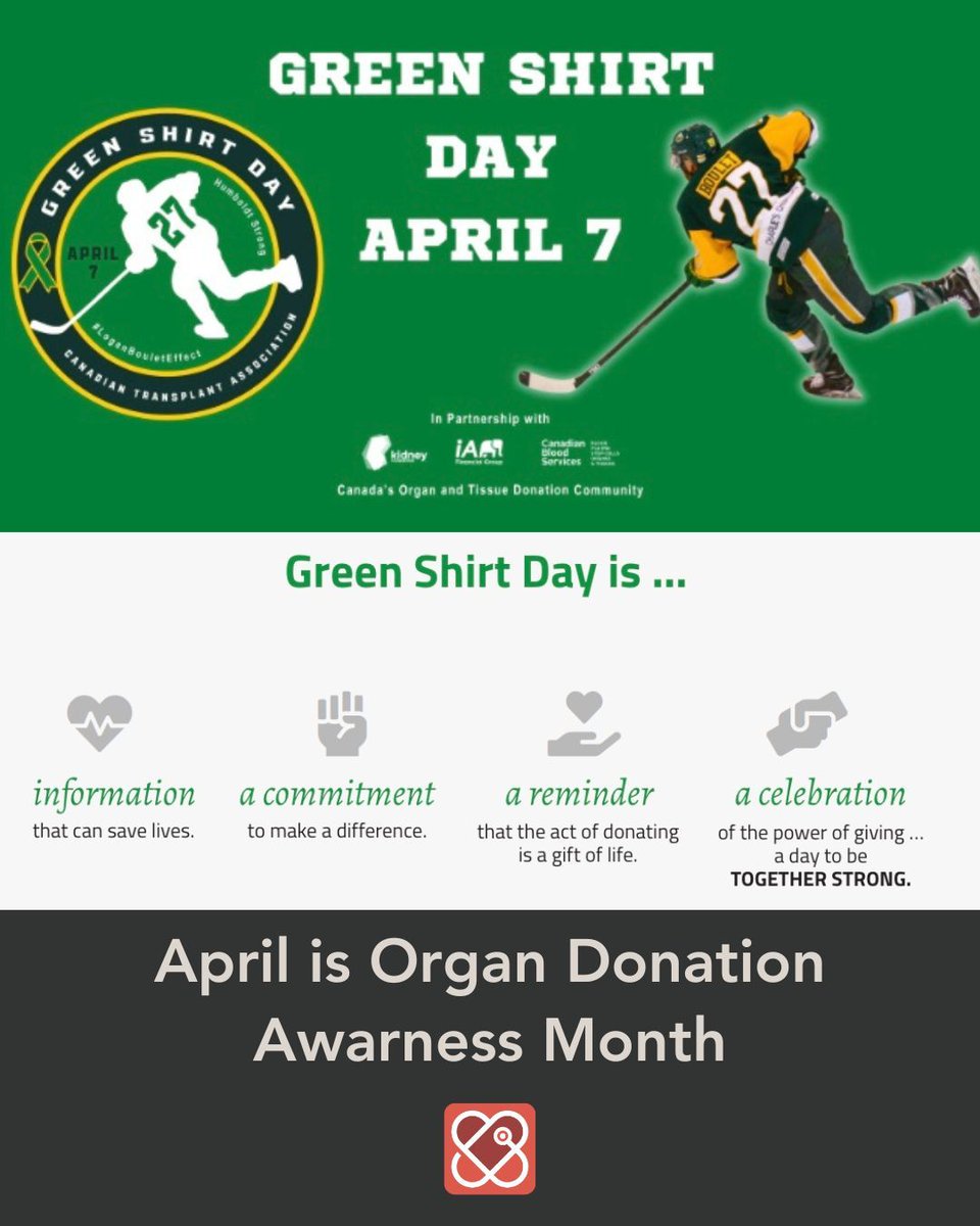 💚 Today is #GreenShirtDay

We honour Logan Boulet’s legacy and the gift of organ donation—a lifeline for many with heart failure.

✅ Talk with loved ones
✅ Register your decision greenshirtday.ca/register/ 

#CHFAlliance #OrganDonationSavesLives #LoganBouletEffect