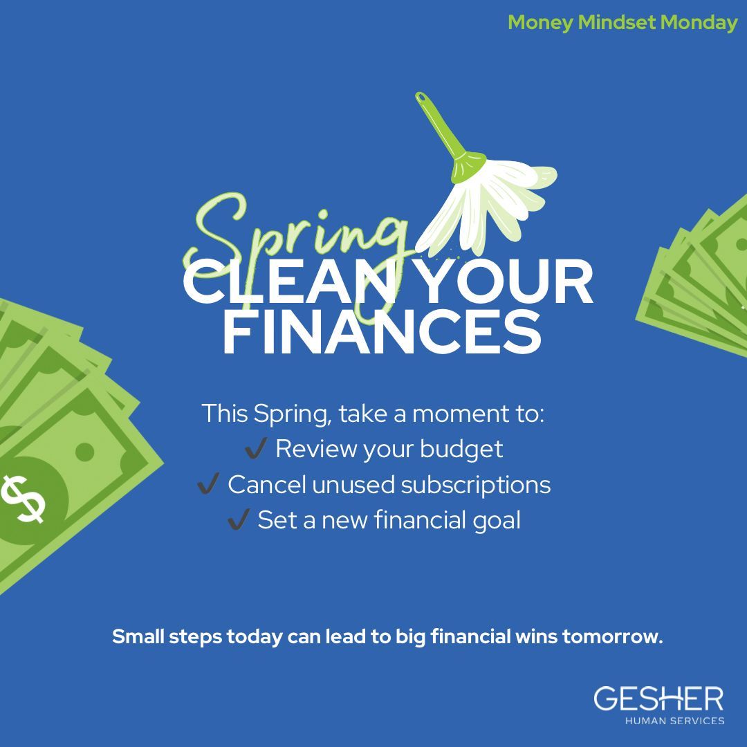 Just like your home, your finances need a seasonal refresh! This Financial Literacy Month, take time to declutter your budget, tidy up your savings, and sweep away bad spending habits. A fresh start leads to financial freedom! 🌿✨ #FinancialSpringCleaning #MoneyMatters