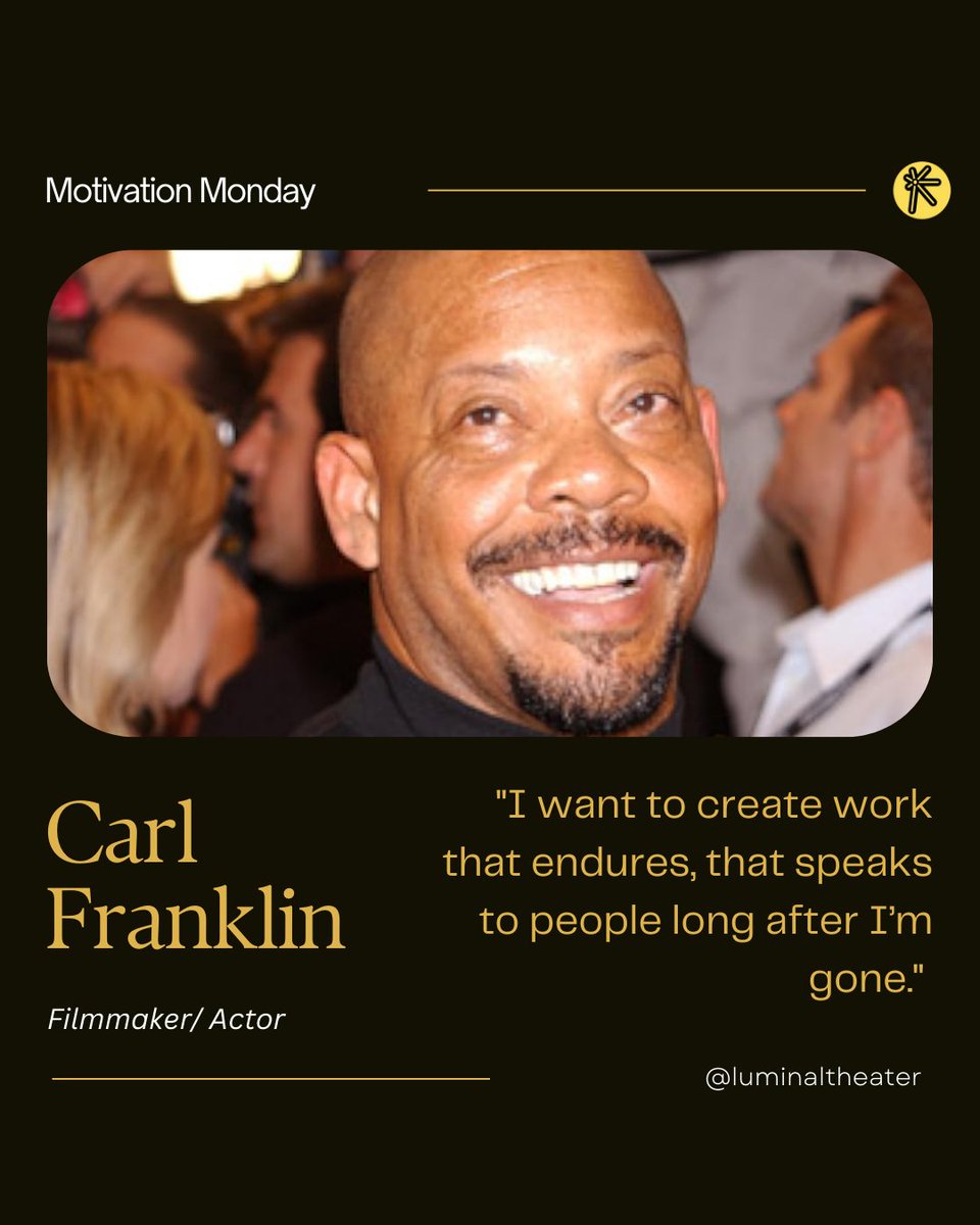 Known for films like Devil in a Blue Dress and One False Move, Franklin reminds us that telling our stories with intention can leave a lasting legacy. Keep creating with purpose—your work matters. 🎬✨