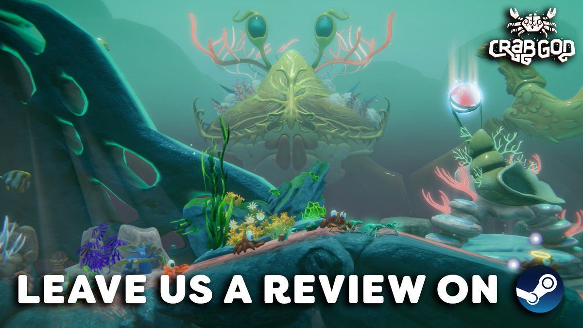 Leave a review on Steam for your cute little crablings 🦀🧡

store.steampowered.com/app/2289390/Cr…