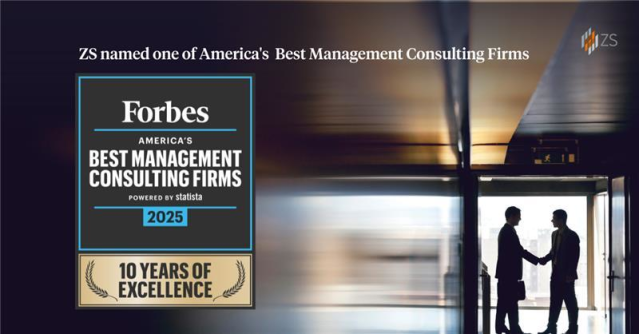 db_pavan's tweet image. ZS has been named one of Forbes America&apos;s Best Management Consulting Firms 2025—our 10th year in a row! I am grateful to be part of a team that’s consistently raising the bar to improve life and how we live it. #lifeatZS #ForbesBest bit.ly/3RBzkWq