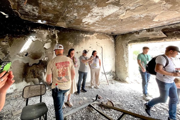 Evangelical leaders from US visit Hamas atrocity sites on Joshua Fund/Faith Wins solidarity mission to Israel ow.ly/cjaK50VvAHb

 #JoshuaFund #FaithWins  #SupportIsrael #Israel #War #MiddleEast <a href="/JoelCRosenberg/">Joel C. Rosenberg</a>