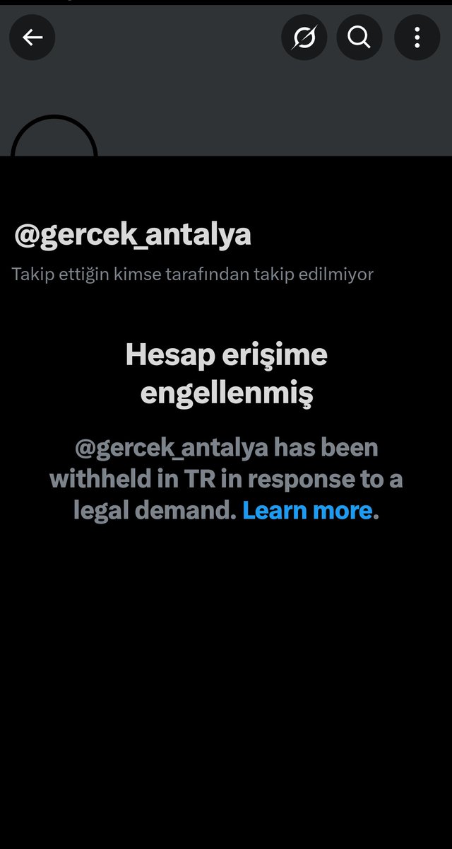 Binbir emekle milyonlarca kişiye ulaşmış olan hesabıma erişim engeli getirdiler...