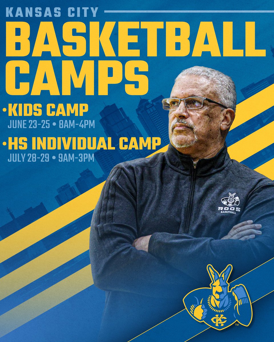 OUR SUMMER 2025 CAMPS ARE LIVE‼️

We look forward to offering both Youth and High School camps this summer! Visit the link below to get signed up to work with the Roos 🦘🏀 

…nsascitymensbasketball.totalcamps.com/shop/EVENT
