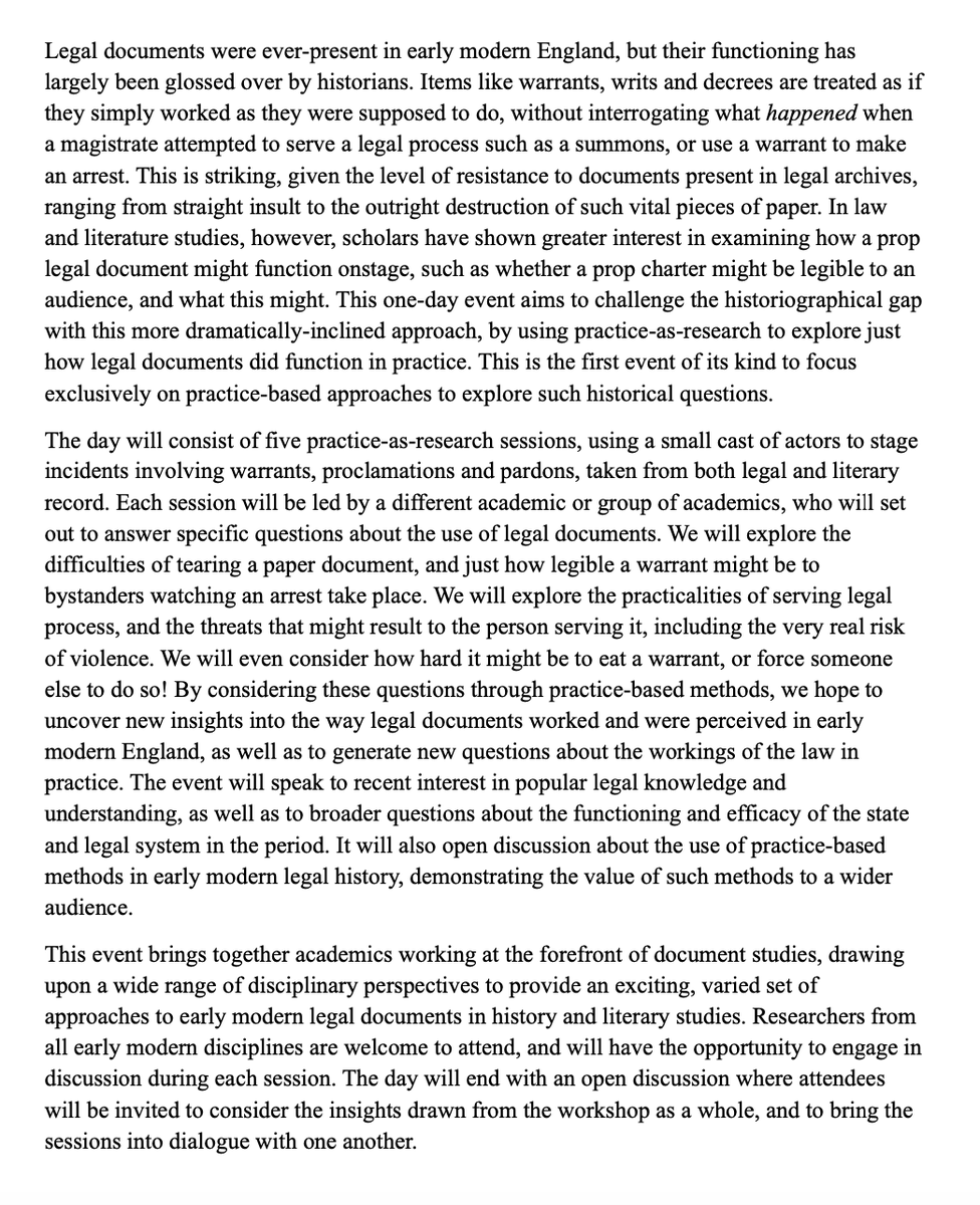 dr lucy js clarke 🍉 lucyjsclarke.bsky.social (@lucy_js_clarke) on Twitter photo fancy a bit of legal history and practice-as-research? come to my <a href="/LeverhulmeTrust/">The Leverhulme Trust</a>-funded workshop at <a href="/SheffieldCEMS/">SCEMS is on Bluesky @sheffieldcems.bsky.social</a> on 23rd May! featuring libels, process-serving, facsimile documents, lewd remarks and document eating! tinyurl.com/4ras5xtv please share widely! fancy a bit of legal history and practice-as-research? come to my <a href="/LeverhulmeTrust/">The Leverhulme Trust</a>-funded workshop at <a href="/SheffieldCEMS/">SCEMS is on Bluesky @sheffieldcems.bsky.social</a> on 23rd May! featuring libels, process-serving, facsimile documents, lewd remarks and document eating! tinyurl.com/4ras5xtv please share widely!