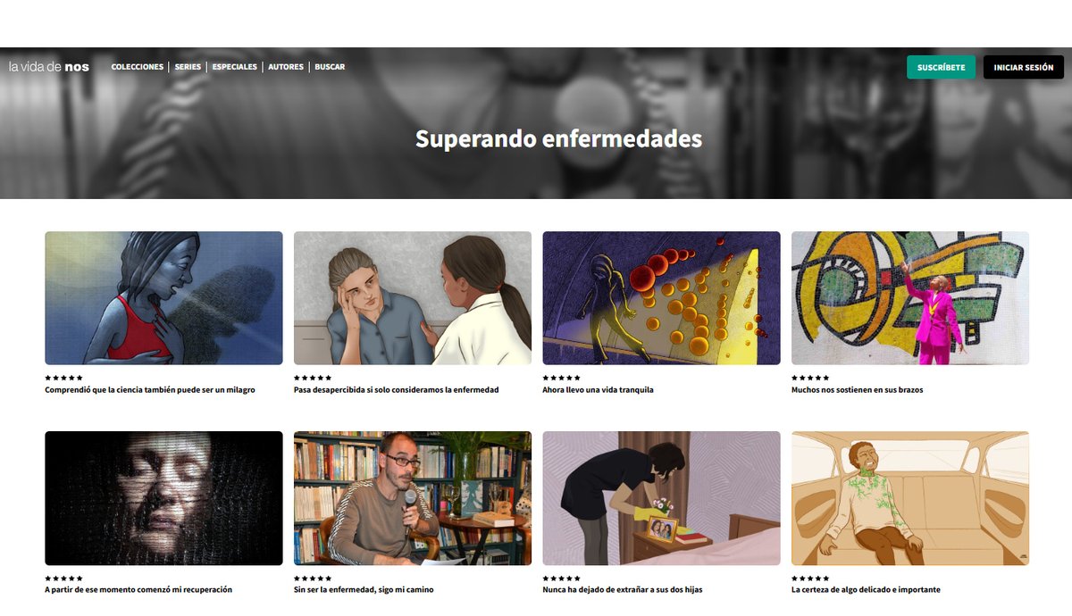 Todos los protagonistas de estas historias transitaron por el arduo camino de la enfermedad, y todos estuvieron al borde de perder la lucha por su salud.
 
Hoy celebramos el #DíaMundialDeLaSalud recordando sus historias: 
lavidadenos.com/colecciones/su…