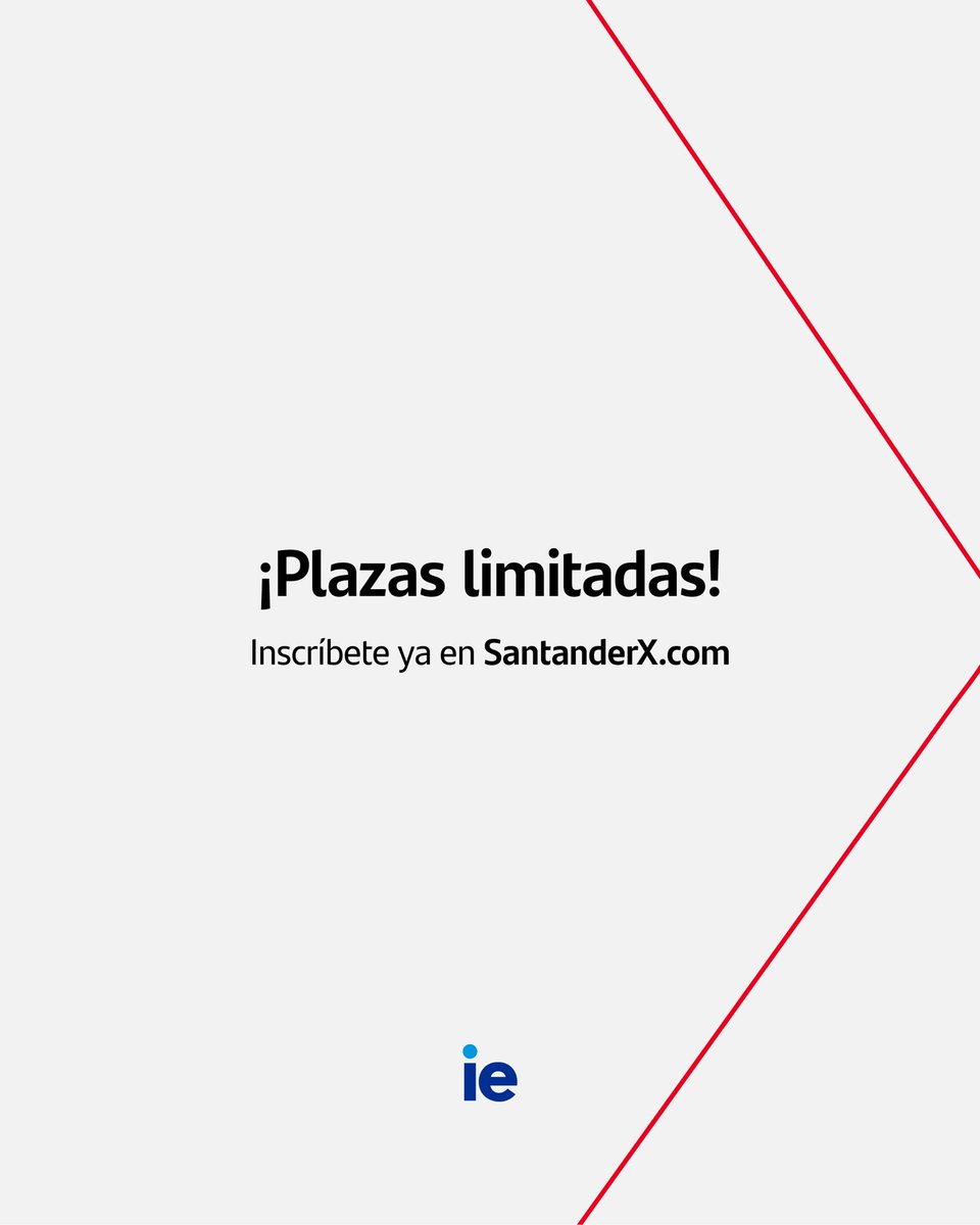 Santander X (@santanderx) on Twitter photo 👇🏼Consigue una plaza en Santander X Training | Impulsa tu negocio, nuestro curso online y gratuito junto a <a href="/IEuniversity/">IE University</a>.
Una formación práctica para impulsar el crecimiento digital de tu pyme: venta online, posicionamiento y captación de clientes. 📈
🔗 Inscríbete ya aquí: 👇🏼Consigue una plaza en Santander X Training | Impulsa tu negocio, nuestro curso online y gratuito junto a <a href="/IEuniversity/">IE University</a>.
Una formación práctica para impulsar el crecimiento digital de tu pyme: venta online, posicionamiento y captación de clientes. 📈
🔗 Inscríbete ya aquí:
