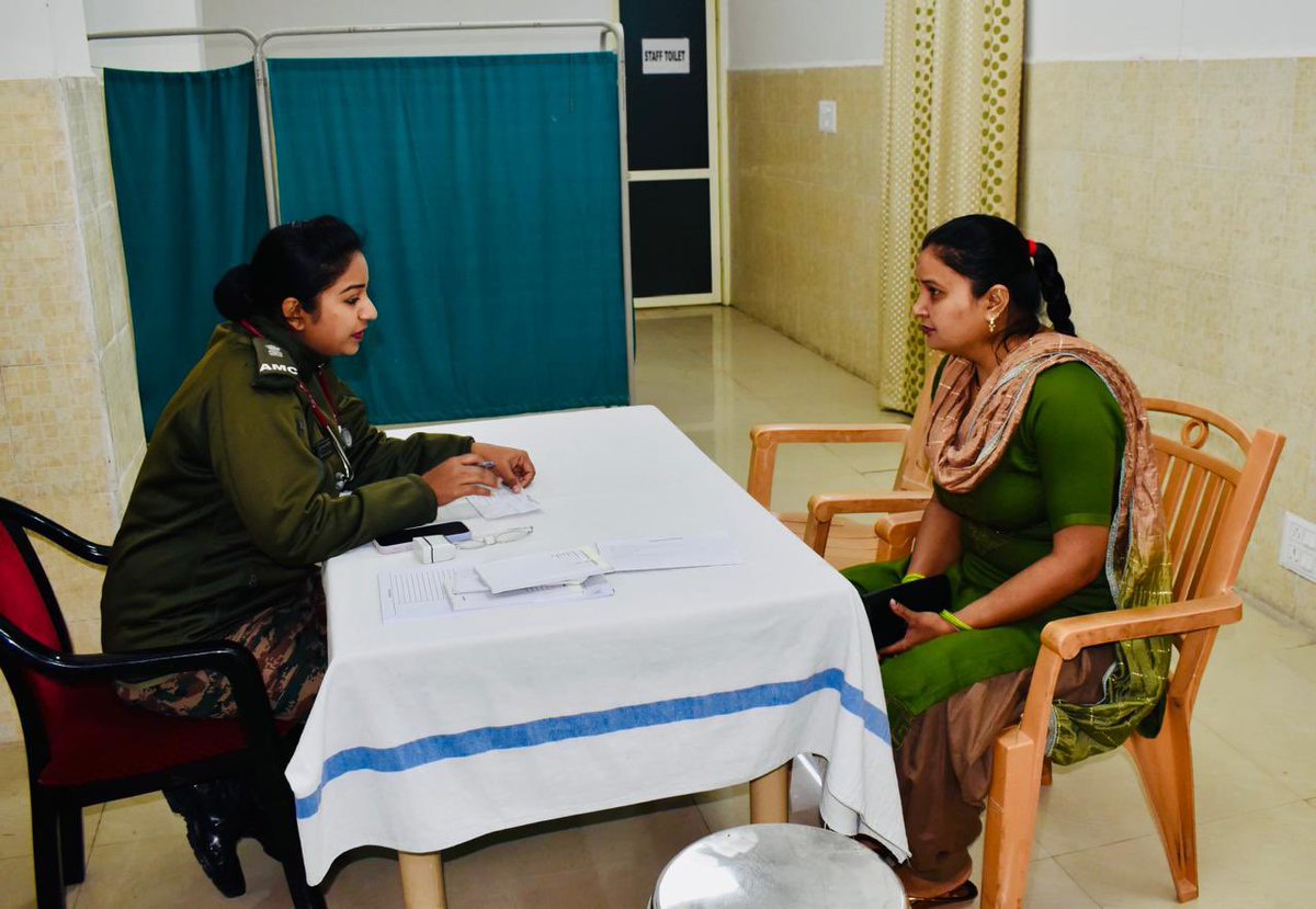 dgafms_mod's tweet image. On the occasion of #WorldHealthDay 2025, General Hospital Ferozepur held a series of activities including health checkup and cancer screening for women, lecture about adolescent health and its challenges at local schools in station. A blood donation camp and an educational…