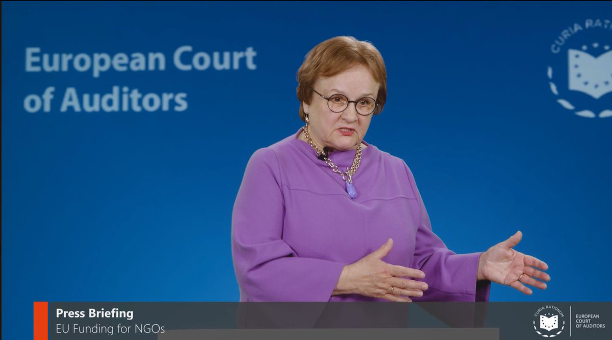 🗣️ECA just held a press briefing on our Special Report 📄 — a very engaging session with lots of questions, reflecting how important the topic of #transparency is.
As the Reporting Member, I’m looking forward to sharing more at 17:00. 🕔
#NGOs #EUfunds x.com/EUauditors/sta…