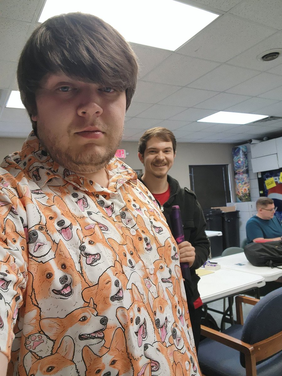 Yooooo check out this sick corgi shirt I got feature Thomas "Ocular" Fleming, the Pokemon GOAT <a href="/OcularEE/">The Flemmer</a>