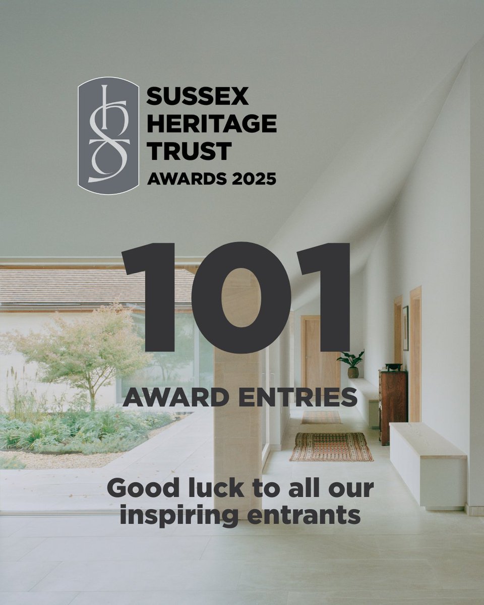 Over 100 entries have been received for the 2025 Sussex Heritage Trust Awards — proudly sponsored by <a href="/thakeham/">Thakeham</a>! 🏆✨

A massive THANK YOU to every single entrant — your work inspires us. We'll be in touch soon with your judging dates!

👉 Learn more: loom.ly/21j4dVI