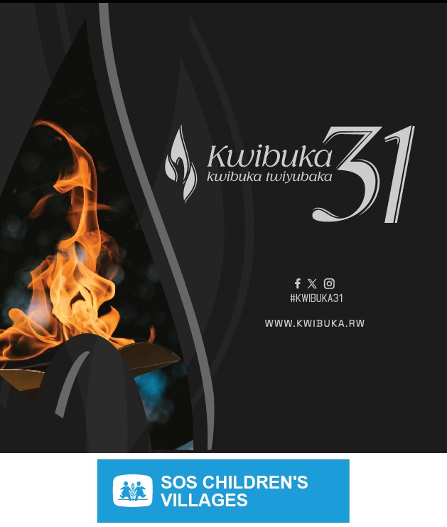 Today we stand in solidarity with #Rwanda and the rest of the World the mark the 31st Commemoration of the 1994 Genocide against the Tutsi.

Twifatanyije n'Abanyarwanda n'Isi yose kwibuka ku nshuro ya 31 Jenoside yakorewe Abatutsi mu 1994.

Twibuke Twiyubaka

#Kwibuka31