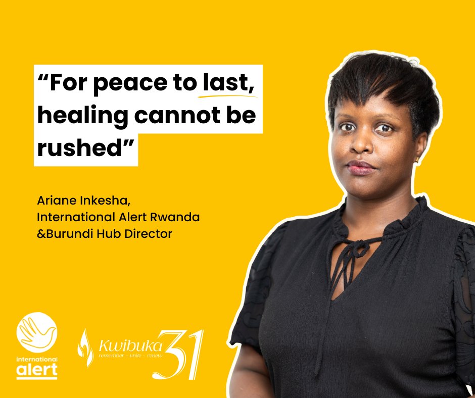 On the Intl Day of Reflection on the 1994 Genocide Against the Tutsi, <a href="/inkesha/">Inkesha</a> explains why remembrance matters – for healing in 🇷🇼Rwanda and a world grappling with fragile #peace. 

Read her insights: bit.ly/IA-kwibuka31

#Kwibuka31 #NeverAgain #PreventGenocide