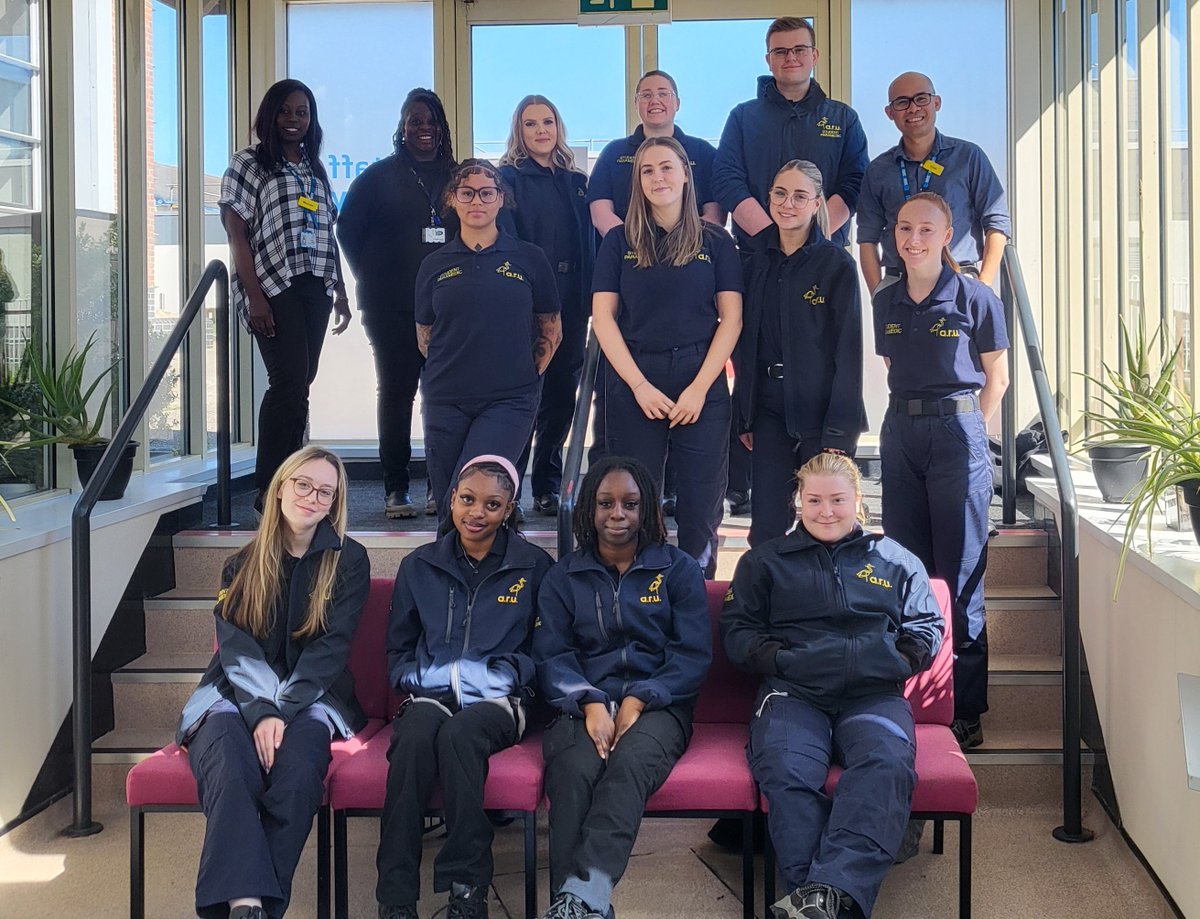 "Exciting day Today our Sept 2024 Paramedic students from ARU! this is the start of their journey with attending our first ever in- person Paramedic Trust Induction at Basildon hospital. We are thrilled to welcome this group to the team. Here's to a future of making a difference.