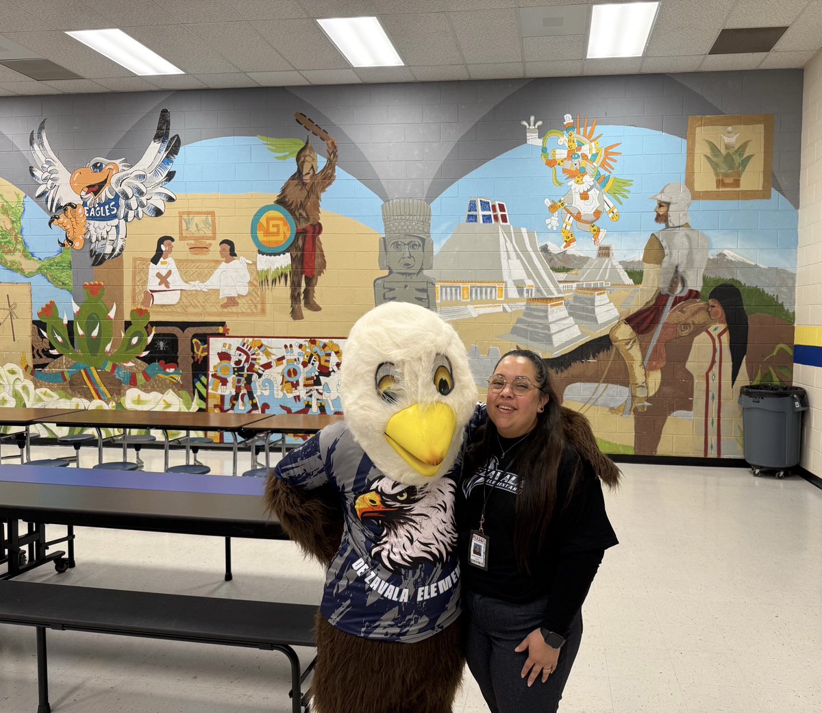 demalone79's tweet photo. DZ Eagles soared with pride at today’s pep rally! Students were energized by the drumline, cheered by our mascot, and inspired to stay drug-free. Big thanks to our community for coming together to uplift and empower our scholars!” #DZStrong #DrugFreeIsTheWayToBe https://t.co/O0azR8II05