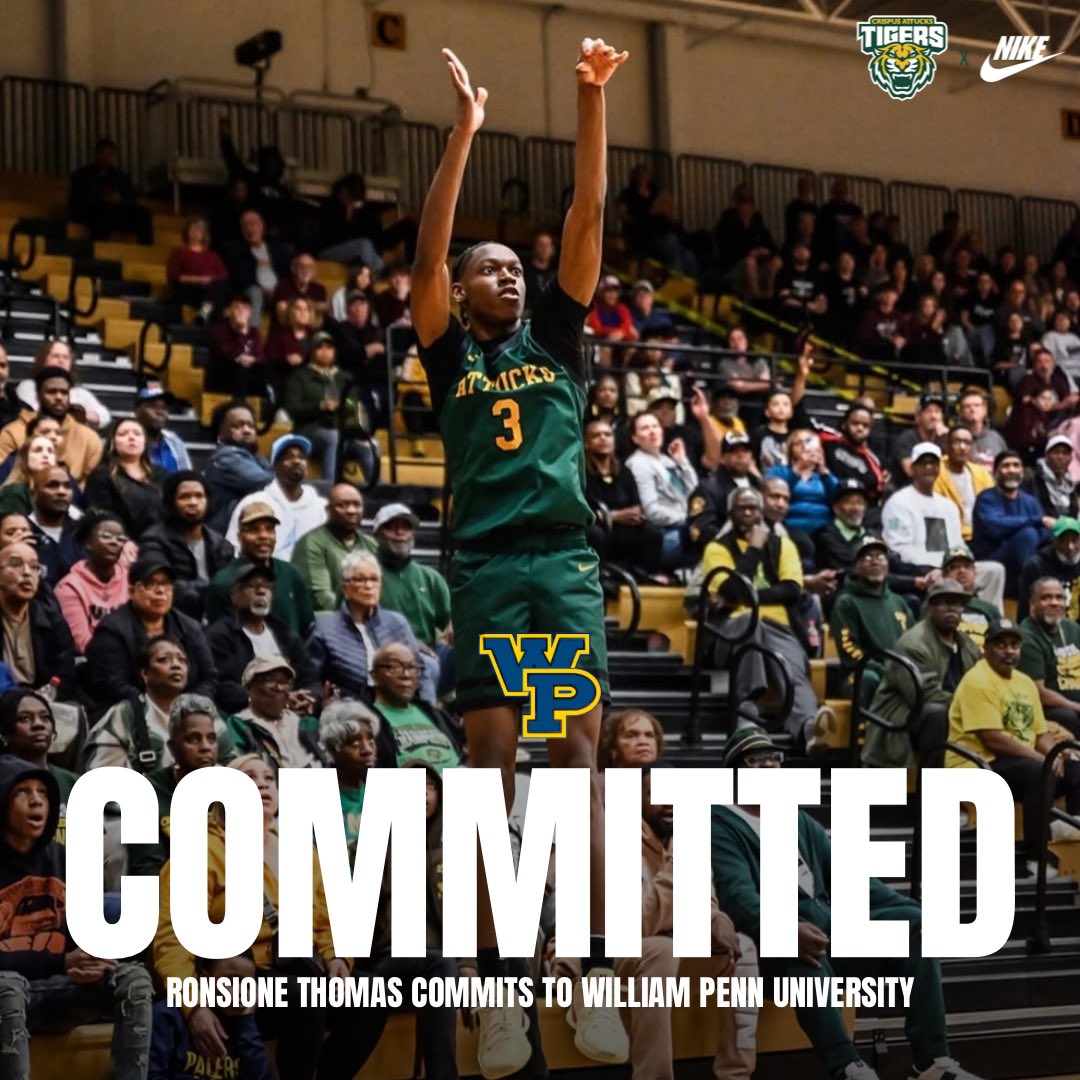 Crispus Attucks Boys Basketball (@cattucksb) on Twitter photo Congratulations to <a href="/CattucksB/">Crispus Attucks Boys Basketball</a> Sr G <a href="/ronsionethomas/">Ronsione Thomas</a> on his commitment to <a href="/WPUBasketball/">William Penn Men’s Basketball</a>! Keep working! <a href="/KyleNeddenriep/">Kyle Neddenriep</a> <a href="/prepballstars/">Prep Ball Stars</a> <a href="/ZT17Hoops/">Zak Tyler</a> <a href="/LGreenwellHoops/">LGHoops</a> <a href="/BRamseyKSR/">Brandon Ramsey</a>
#CrispusAttucksBasketball
#TigerPride
#PathToExcellence Congratulations to <a href="/CattucksB/">Crispus Attucks Boys Basketball</a> Sr G <a href="/ronsionethomas/">Ronsione Thomas</a> on his commitment to <a href="/WPUBasketball/">William Penn Men’s Basketball</a>! Keep working! <a href="/KyleNeddenriep/">Kyle Neddenriep</a> <a href="/prepballstars/">Prep Ball Stars</a> <a href="/ZT17Hoops/">Zak Tyler</a> <a href="/LGreenwellHoops/">LGHoops</a> <a href="/BRamseyKSR/">Brandon Ramsey</a>
#CrispusAttucksBasketball
#TigerPride
#PathToExcellence