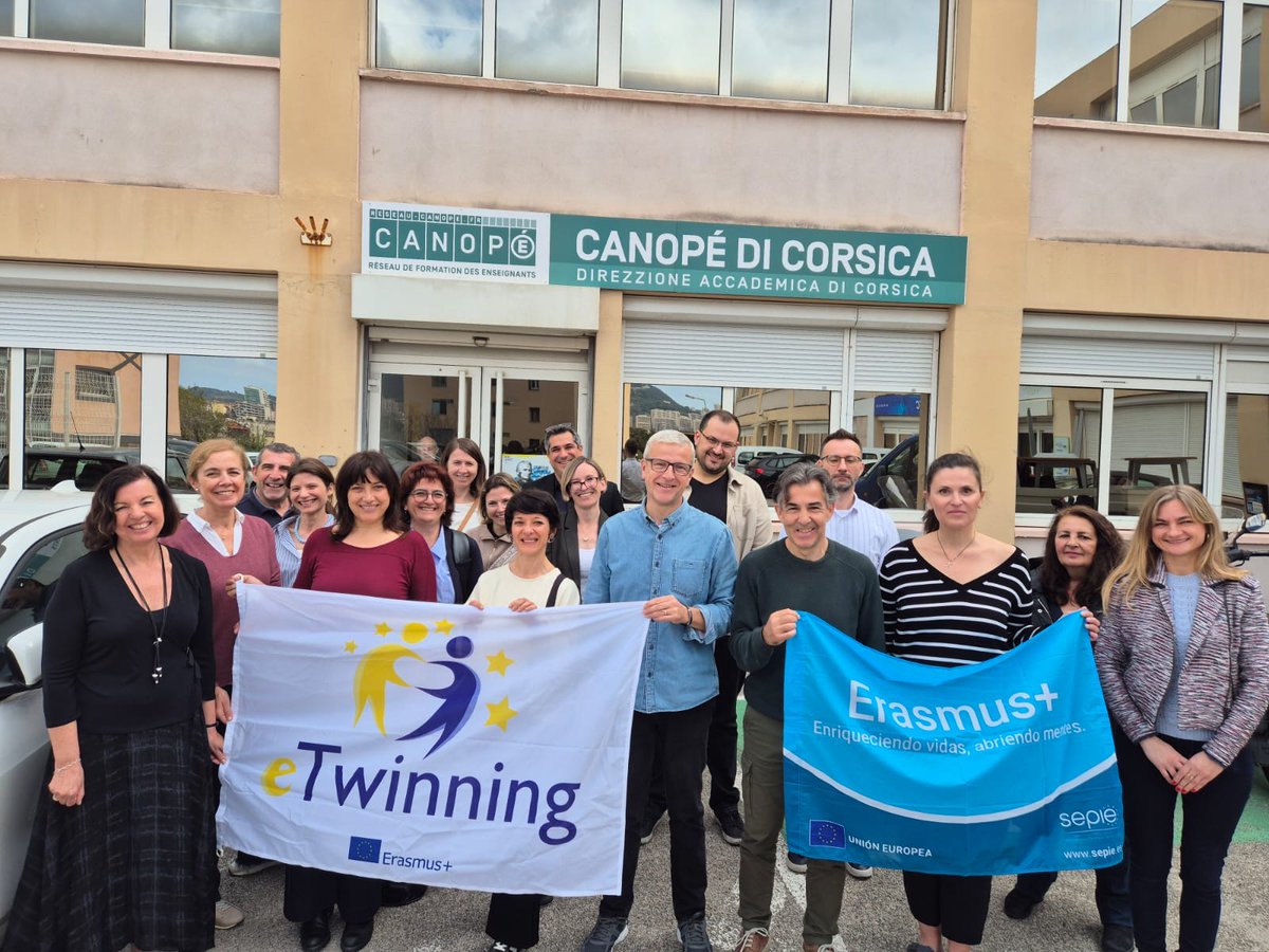 📍Cette semaine, l’atelier Canopé d’Ajaccio accueille des enseignants venus de toute l’Europe 🇪🇺 !
🔍 Au programme : une formation immersive pour explorer les outils et pratiques du numérique éducatif 💡
#Éducation #Numérique #Canopé #Europe <a href="/accorse/">Académie de Corse</a> <a href="/reseau_canope/">Réseau Canopé</a>