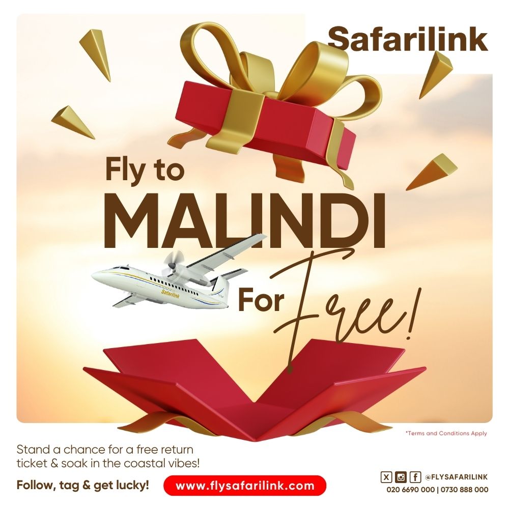 We’re going to Malindi — what are you packing?
Choose your top 3 vacation essentials.
✨ Like this post
✨ Comment your 3 picks
✨ Tag 2 travel buddies
✨ Follow @flysafarilink
🎉 Winner announced on 11th April on our Instagram page