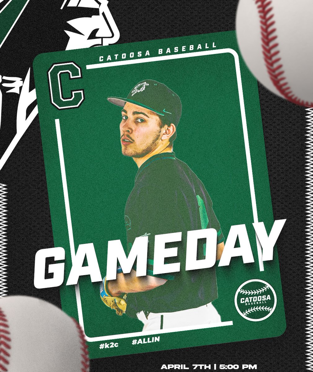It’s Game Day for Catoosa Baseball!
⏰ 5:00 PM
🆚  Checotah
📅 April 1
📍Eufaula, OK