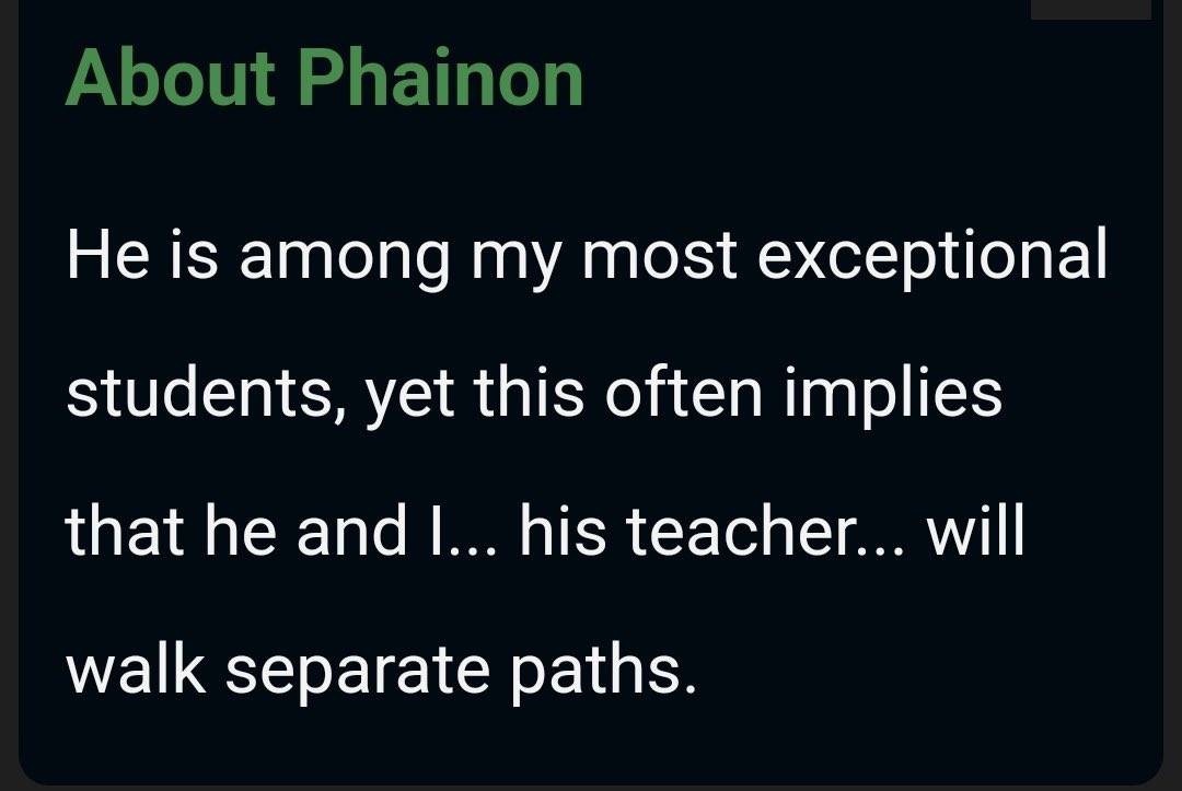3.2 leaks //

he wants to see his student grow... anaxa's mix of sadness and underlying regret is so gut-wrenching
