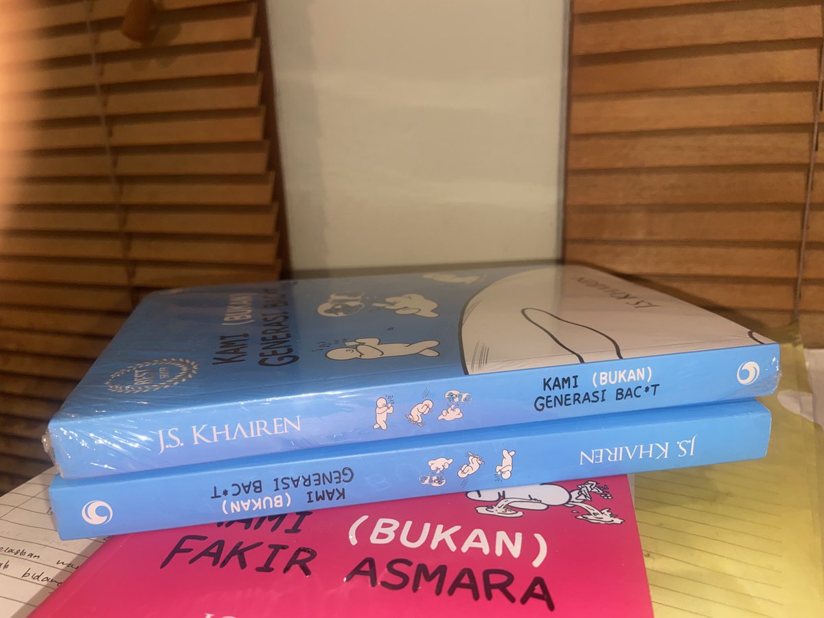 syoonxi's tweet photo. @basebuku wts kami bukan generasi bacot (masih sealed) beli di oren ke checkout 2x yok tawar aja gais🥹🥹 https://t.co/8Q9cc0rlfl