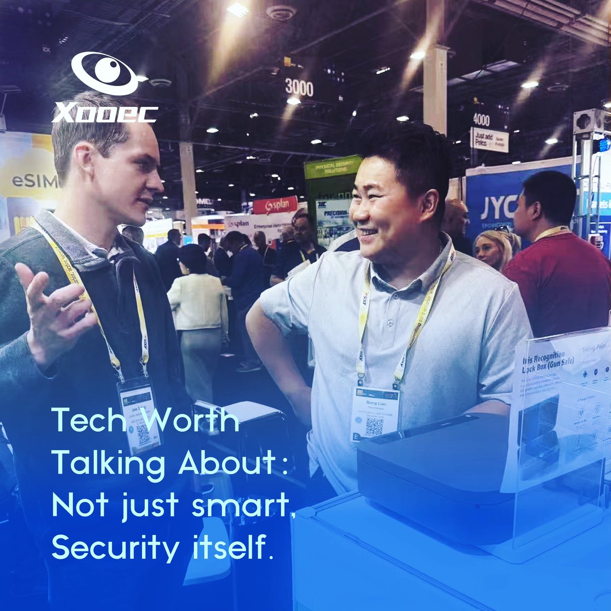Xooec_official's tweet image. 💡From real-time iris demonstrate to smart storage security, Xooec has been a crowd favorite at ISC West!
Come and Try X-SHIELD:
 👁️ Unlocks in &amp;lt;1s with iris scan
 🛡️ 99% non-reproducible biometric ID
 🧳 Compact &amp;amp; portable

#IrisRecognition #SmartLockBox #Xooec #ISCWest #SIA