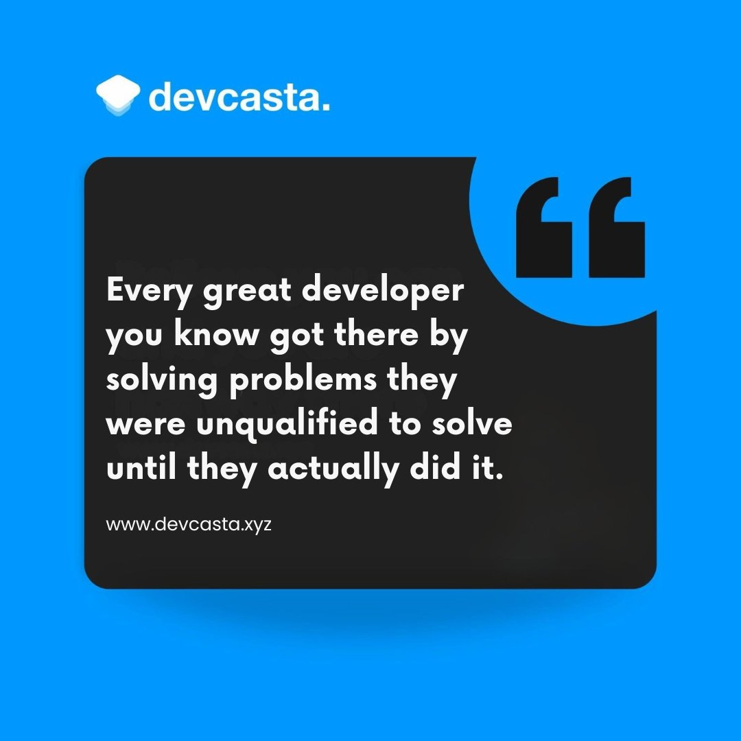Devcasta's tweet photo. At DevCasta, we’re building a future where you don’t just learn—you grow, build, and rise.

💡 Keep going. Your code can change the world.

#DevCasta #BuildWithDevCasta #Web3 #DeveloperCommunity #MotivationMonday https://t.co/gIcpjqWgd4