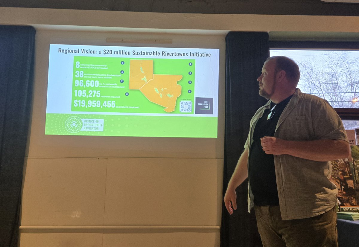 Last week, JTF partners <a href="/newsunrisingpgh/">New Sun Rising</a> and <a href="/GetRiverWise/">RiverWise</a> hosted a showcase for their Launch #EnvironmentalJustice Incubator in Millvale, PA. Our team is proud to support this project and attended the showcase to learn how cohort members are working to advance the region.