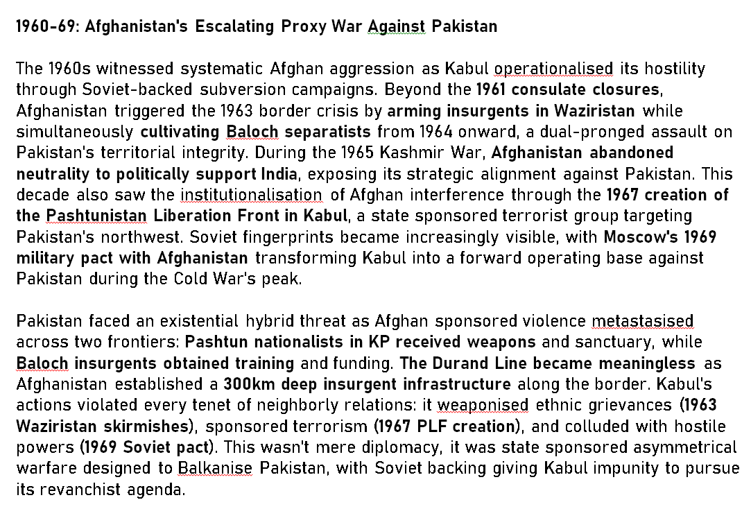 Coldxcross's tweet photo. For 75 years, #Pakistan gave #Afghanistan shelter, aid, and brotherhood, Afghanistan returned the favor with bombs, betrayal, and bullets. It’s time we stop calling them neighbours. They've been enemies all along.

🧵Here is the brutal truth about #Afghan treachery! https://t.co/HKbV7GMi56